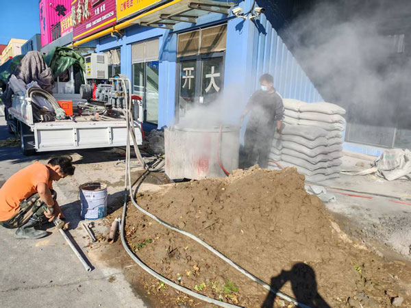 建水顶管注浆加固
